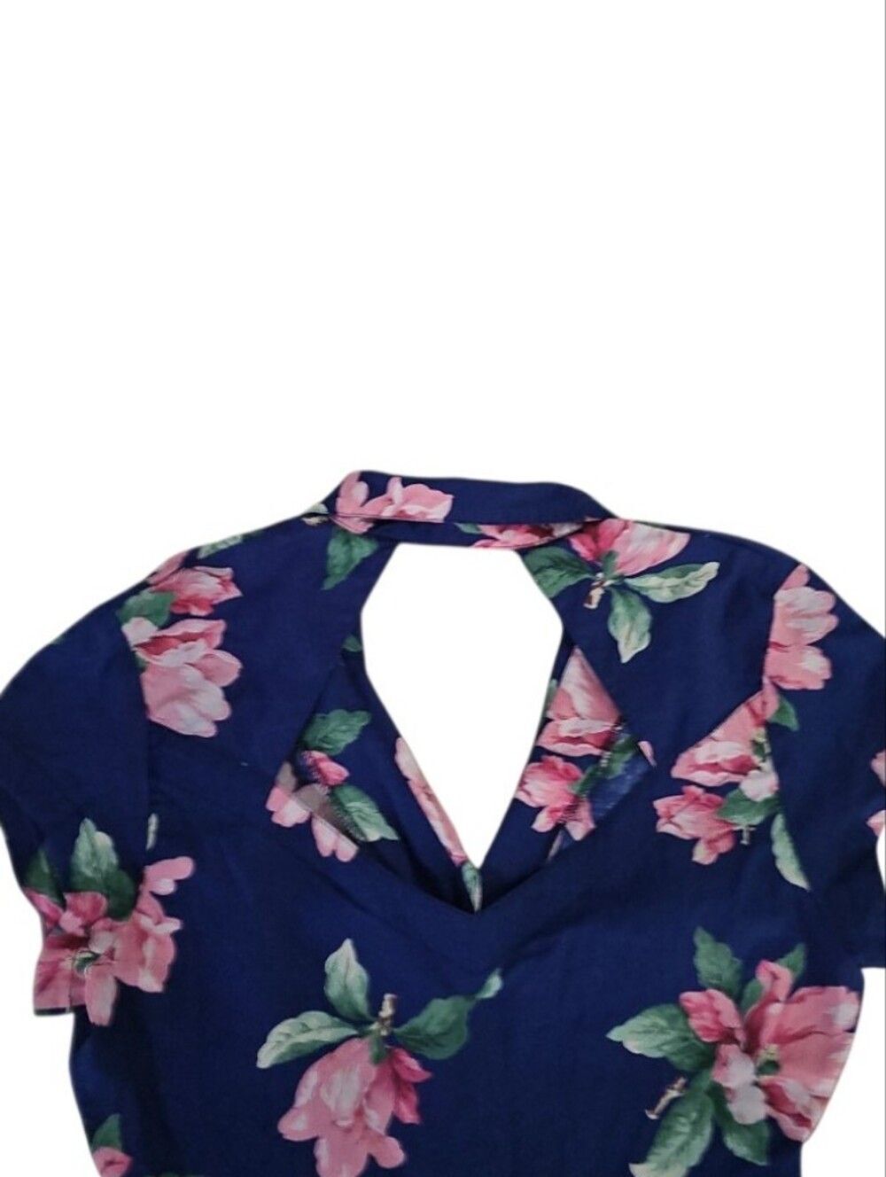 Vintage Carol Anderson California Floral Midi Dress USA Cotton M Cottagecore - Picture 7 of 15